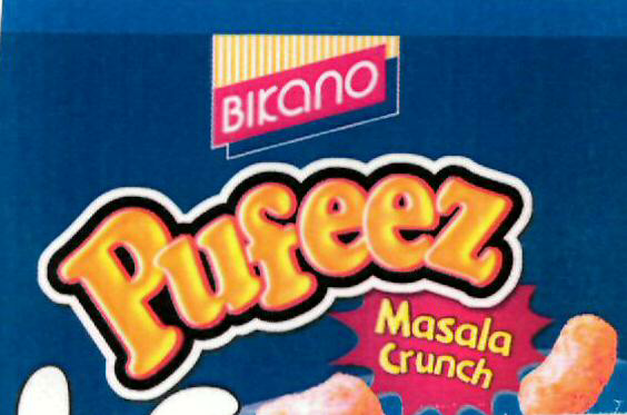 Bikano Pufeez (label) Device mark 2346808 Trademark