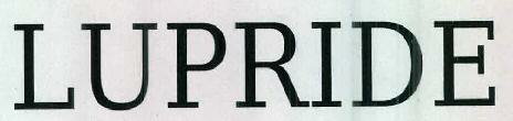 Lupride Device mark 2356941 Trademark