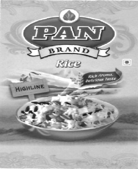 Pan Brand Rice (label) Device mark 2355534 Trademark
