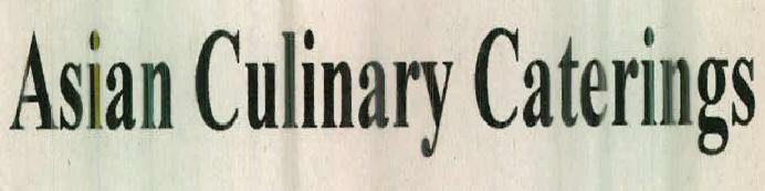 Asian Culinary Caterings Device mark 2417189 Trademark