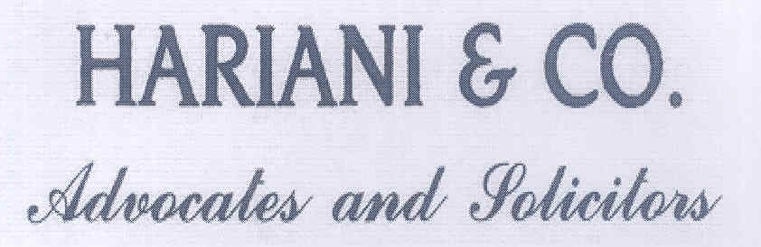 Hariani & Co (device) Device mark 1657993 Trademark