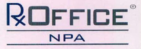 Rxoffice Npa Device mark 2462570 Trademark