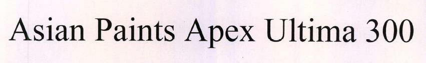 Asian Paints Apex Ultima 300 Device mark 2238038 Trademark