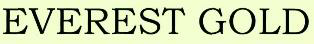 Everest Gold Device mark 2521780 Trademark