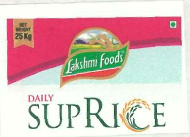 Lakshmi Foods Daily Suprice (label) Device mark 2475310 Trademark