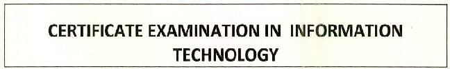 Certificate Examination In Information Technology Device mark 2595850 Trademark