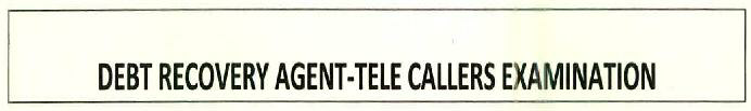 Debt Recovery Agent-tele Callers Examination Device mark 2595865 Trademark