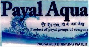 Payal Aqua(device) Device mark 2587406 Trademark
