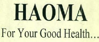 Haoma For Good Health... Device mark 2587305 Trademark