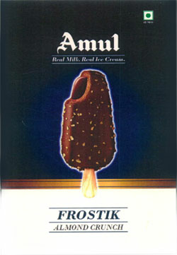 Amul Frostick Almond Crunch With Device Of Candy Ice Cream Device mark 2610336 Trademark