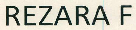 Rezara F Device mark 2672198 Trademark