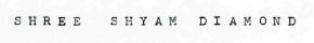 Shree Shyam Diamond Device mark 1887421 Trademark