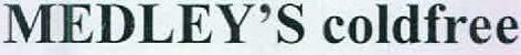 Medley's Coldfree Device mark 2806506 Trademark
