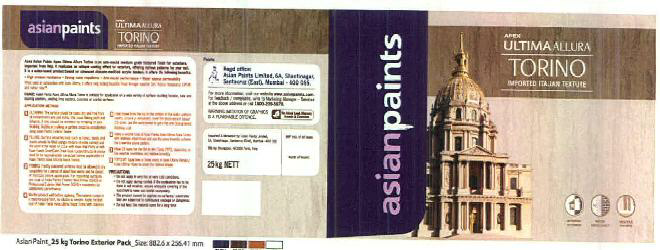 Asianpaints Apex Ultima Allura Torino Device mark 2760258 Trademark
