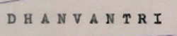 Dhanvantri Device mark 522453 Trademark