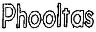 Phooltas Device mark 553359 Trademark