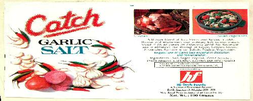 Catch Garlic Salt Device mark 567692 Trademark
