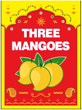 Three Mangoes Device mark 3006918 Trademark