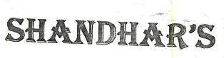 Shandhar's (label) Device mark 3013975 Trademark