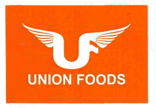 Union Foods, Uf (monogram), Device Of Wings Device mark 3022887 Trademark