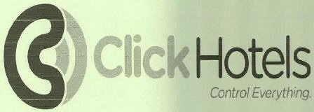 Click Hotels Control Everything. Device mark 3028779 Trademark