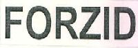 Forzid Device mark 3037742 Trademark