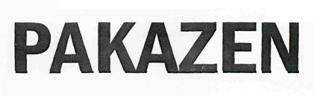 Pakazen Device mark 3001818 Trademark