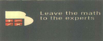 Leave The Math To The Experts Device mark 3000060 Trademark