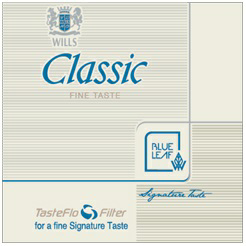 Wills Classic Fine Taste Blue Leaf Device mark 3001013 Trademark
