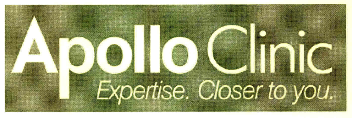 Apollo Clinic Expertise. Closer To You. Device mark 3010818 Trademark