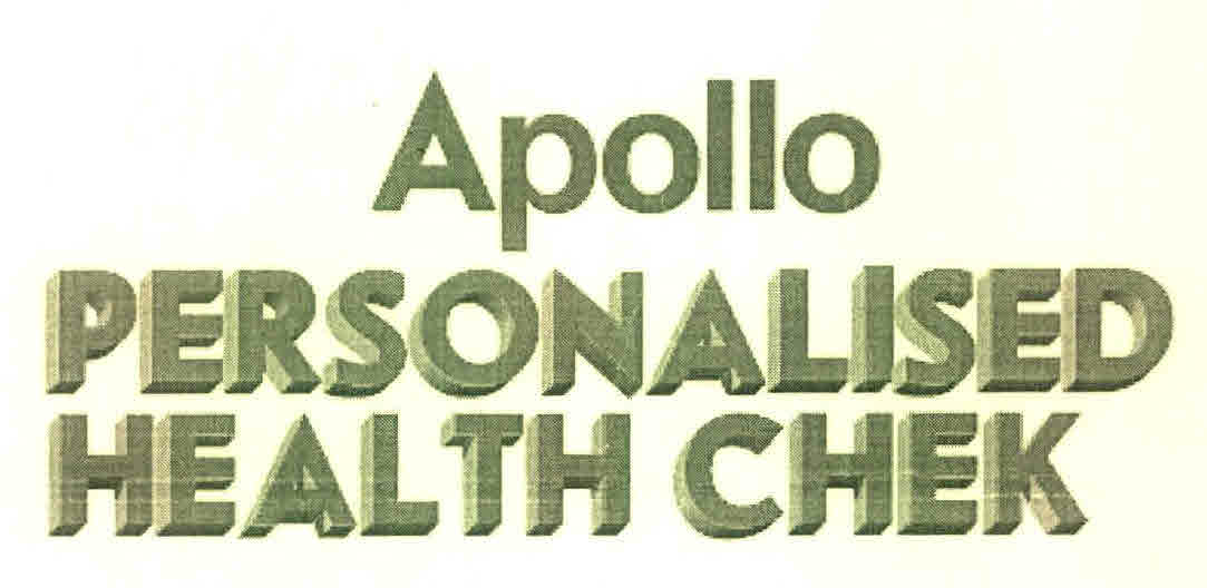 Apollo Personalised Health Chek Device mark 3045401 Trademark