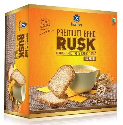 Kanha Premium Bake Rusk Device mark 3009958 Trademark