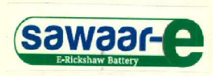 Sawaar-e E-rickshaw Battery Device mark 3011671 Trademark