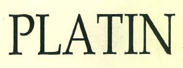 Platin Device mark 3052572 Trademark