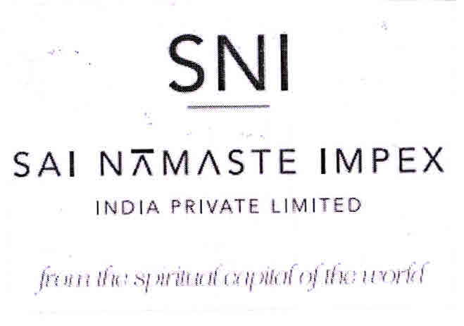 Sni Sai Namaste Impex India Private Limited Device mark 3023695 Trademark