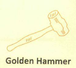 Golden Hammer Device mark 3027076 Trademark