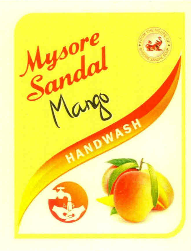 Mysore Sandal Mango Handwash (device Of Mango ) Device mark 3032428 Trademark