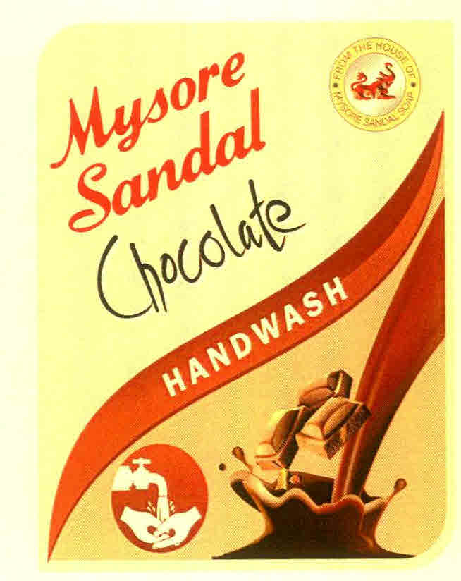 Mysore Sandal Chocolate Handwash Device mark 3032439 Trademark