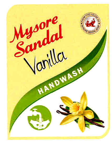 Mysore Sandal Vanilla Handwash Device mark 3032440 Trademark