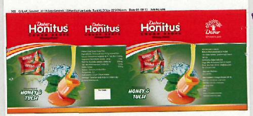 Dabur Honitus Honey & Tulsi Device mark 3061752 Trademark