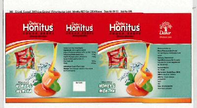 Dabur Honitus Honey & Mentha Device mark 3061755 Trademark