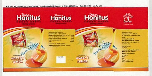 Dabur Honitus Honey & Lemon Device mark 3061756 Trademark