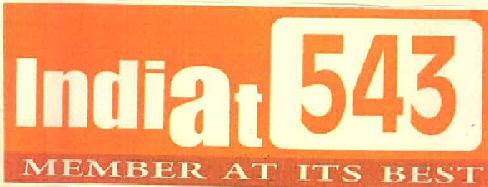Indiat 543 Member At Its Best Device mark 3040918 Trademark