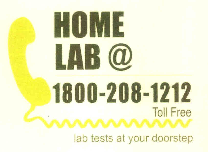 Home Lab @ 1800-208-1212 Toll Free Device mark 3047796 Trademark