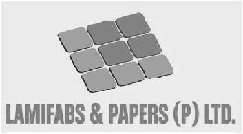 Lamifabs & Papers (p) Ltd. With Logo Device mark 3050382 Trademark