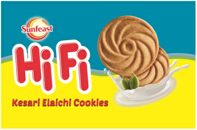 Sunfeast Hi Fi Kesari Elaichi Cookies Device mark 3057754 Trademark