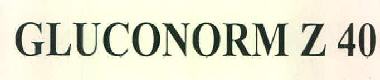 Gluconorm Z 40 Device mark 3077482 Trademark
