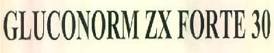 Gluconorm Zx Forte 30 Device mark 3077485 Trademark