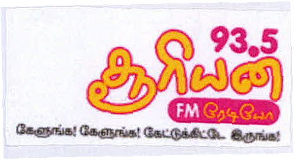 93.5 Suryan Fm Radio Device mark 3056654 Trademark