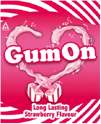 Gum On Long Lasting Strawberry Flavour Device mark 3064523 Trademark